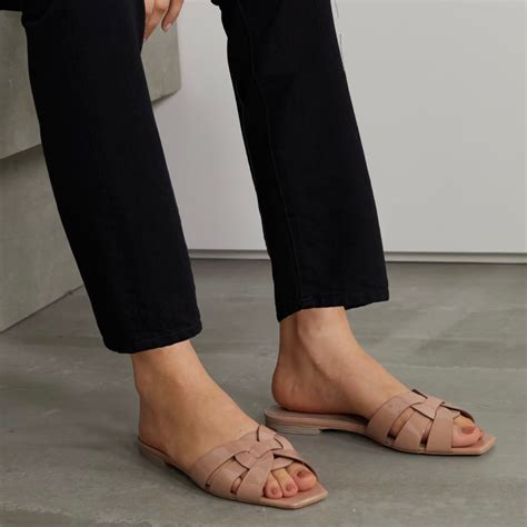 ysl nu pieds|Tribute Nu Pieds Slide Sandal (Women) .